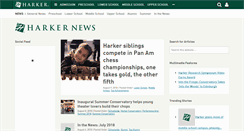 Desktop Screenshot of news.harker.org