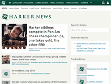 Tablet Screenshot of news.harker.org